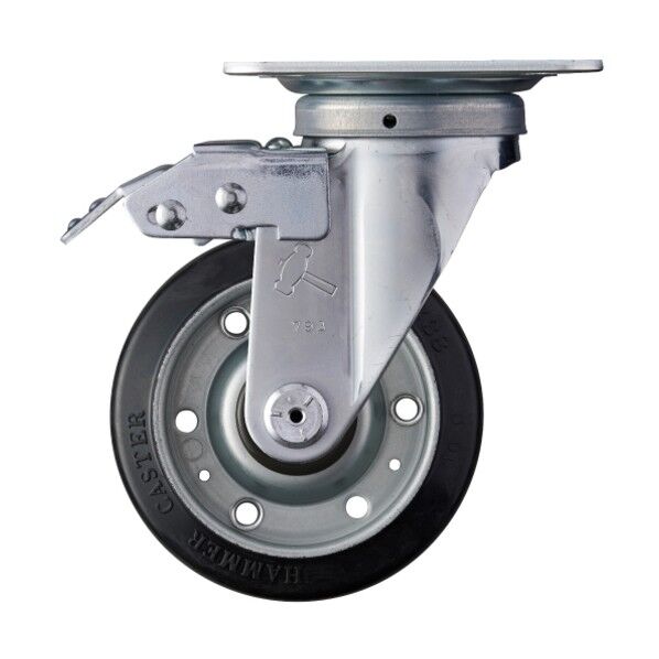 400Sシリーズ方向規制自在ゴムB車125mm 平戸車 400FASRB125 1個