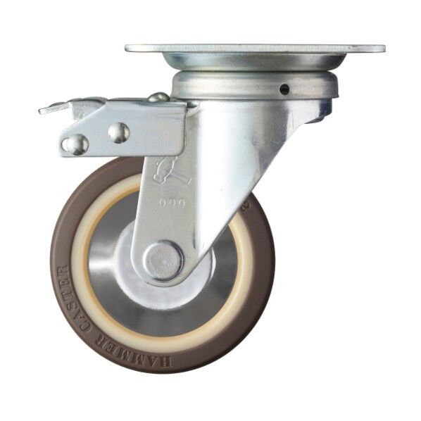 400Sシリーズ方向規制自在ウレタン車100mm 平戸車 400FASUB100 1個