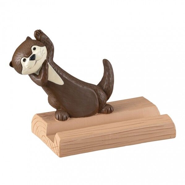 KW-17933カワウソスマホスタンドチョコ