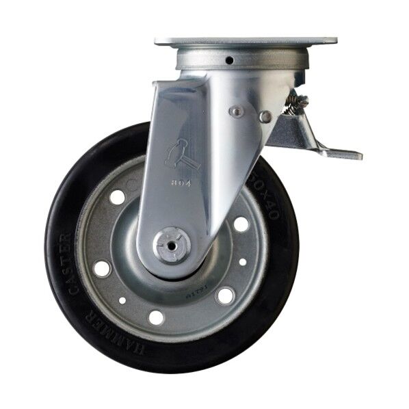 Sシリーズ方向規制自在幅広ゴムB車150mm 平戸車 420F0SWRB150 1個