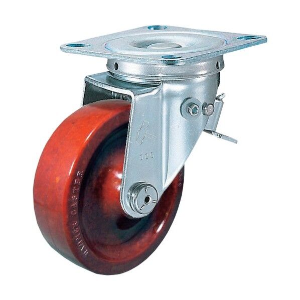 Sシリーズ方向規制自在フェノール車100mm 平戸車 420F0SPH100 1個