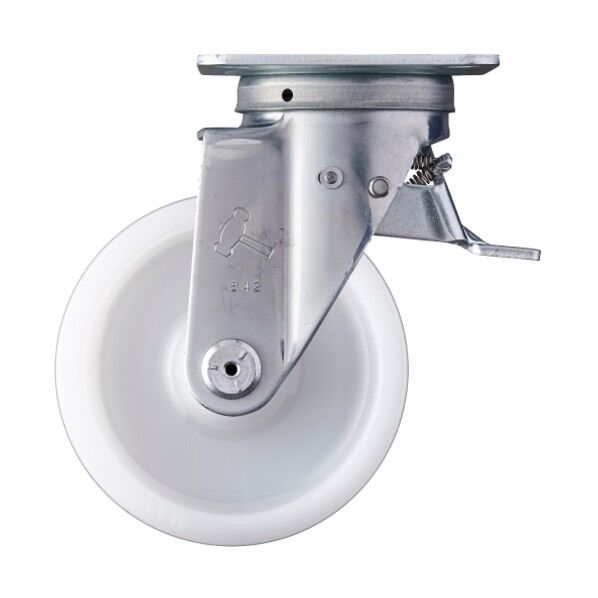 Sシリーズ方向規制自在ナイロン車125mm 平戸車 420F0SN125 1個