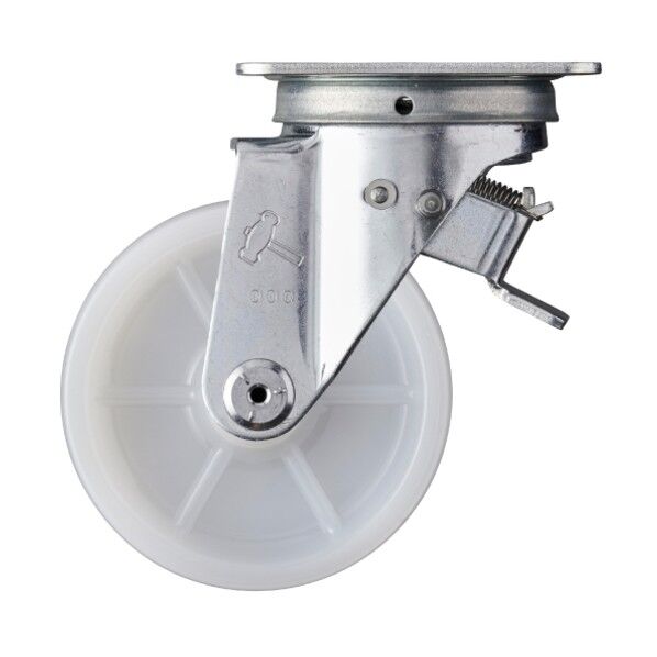 Sシリーズ方向規制自在ナイロン車100mm 平戸車 420F0SN100 1個