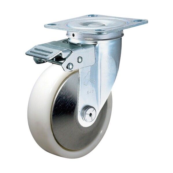 Sシリーズ方向規制自在ナイロンB車150mm 平戸車 420FASNRB150 1個