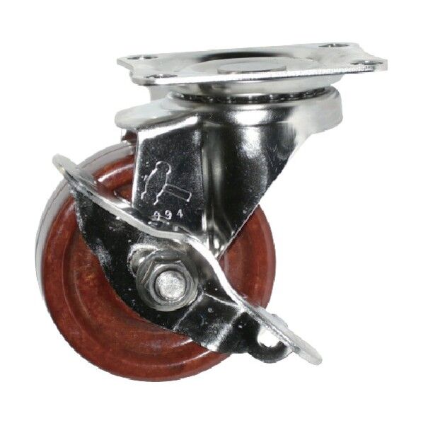 Sシリーズ自在SP付フェノール車75mm 平戸車 413SPH75 1個