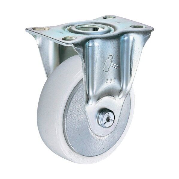 Sシリーズ固定ナイロンB車100mm 平戸車 420SRNRB100 1個