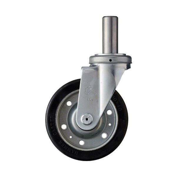 SKシリーズ自在幅広ゴムB車150mm 平戸車 420SKWRB150 1個