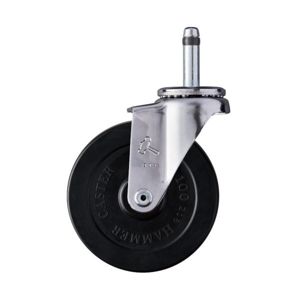 Kシリーズ自在ゴム車100mm 平戸車 420KR100 1個