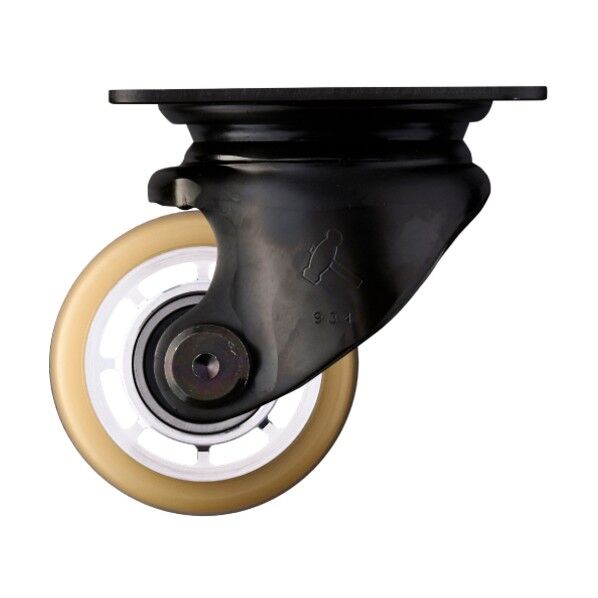 低床式重荷重用 自在 ウレタンB車 65mm 68×68ピッチ 5401S-BAU65-BAR01 1点