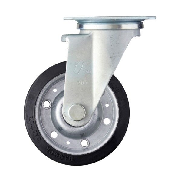 特殊鋼板製 自在 ゴムB車125mm 420YS-RBB125 1点