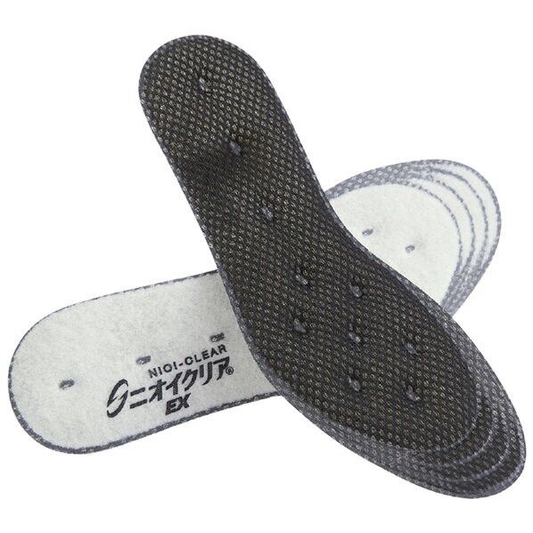 日本緑十字社 ニオイクリア インソール(クレハロンタイプ) フリーサイズ(24~27cm) ホワイト 375937 1組...