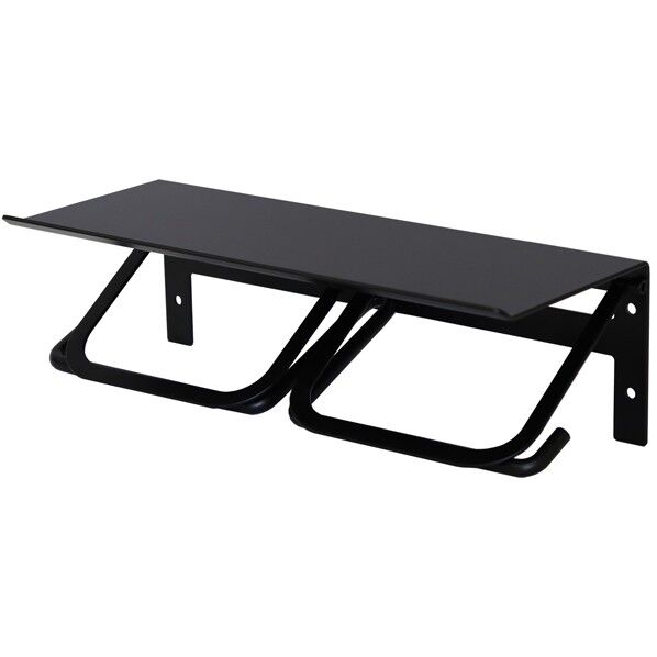 MOJYU アイアントイレットペーパーホルダー【Abel(アベル)】ダブル(ブラック) ブラック PH-015 1台...