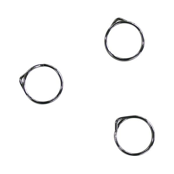 指や爪にやさしいキーリング