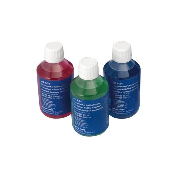 メトラートレド pH標準液 250mL 青 0008 1個