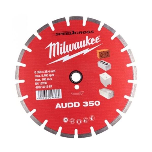 350mm ダイヤモンドブレード(ターボセグメント型・石工用) 4932471987 1個...