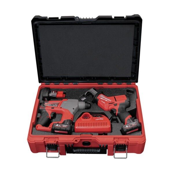 M12 FUEL パワーパック(13mm SDS-PLUSハンマードリル、レシプロソー)