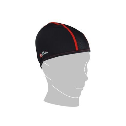 ライフガードストレッチヘッドキャップ ブラック 帽子 LC03-BK 1枚