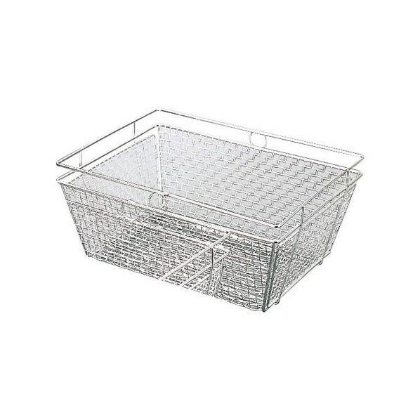 ステンレス洗浄カゴ 角型テーパ付