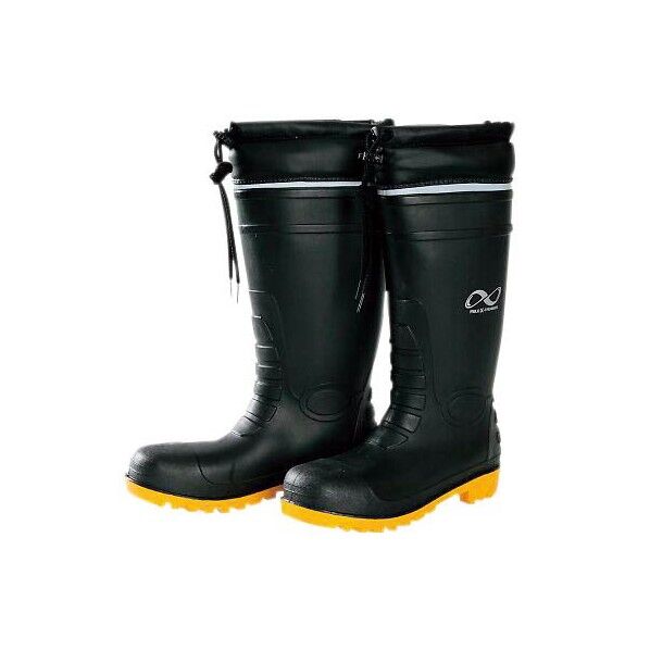 防災長靴 ブラック M BN-860 1足