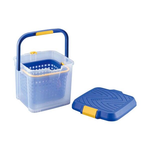 かしこいバケツ クリアーブルー 17L 3214 1点