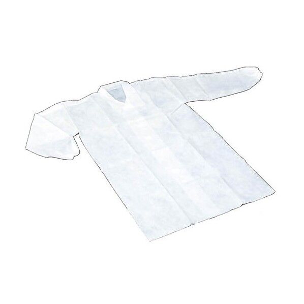 ディスポ白衣(マジックテープタイプ)