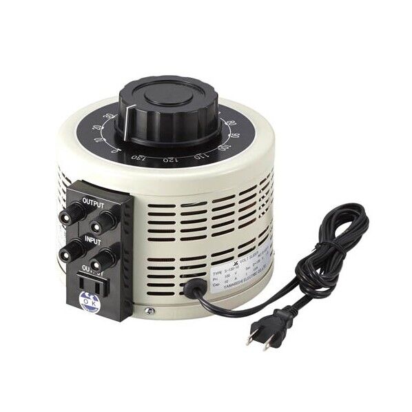 山菱電機 ボルトスライダー(単巻可変変圧器) S-130-10(コード付) 1個...