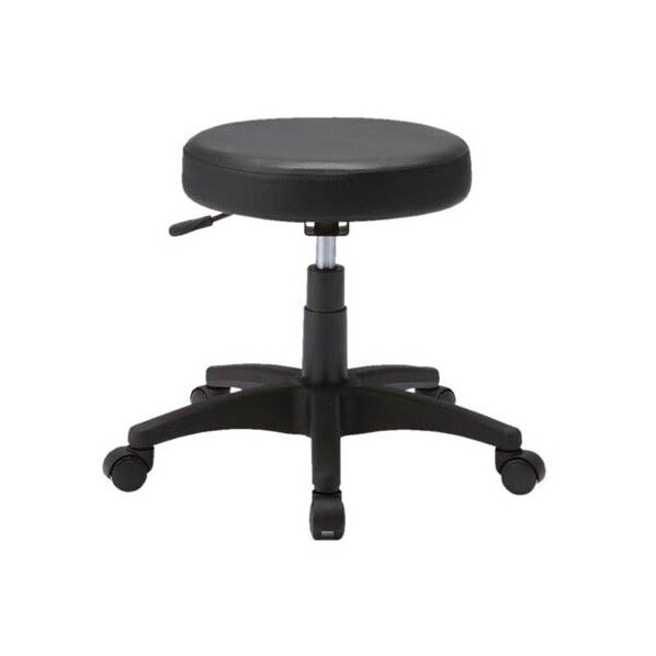 ラウンドチェアDX ブラック 2-8029-01 1