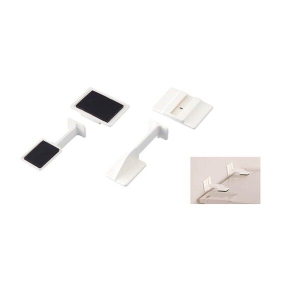 転倒防止固定具 スーパータックフィット アイボリー ベースサイズ70×50mm・アームサイズ50×35mm TF-L 2個