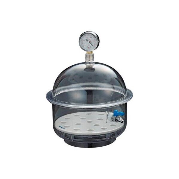 真空ゲージ付ポリカデシケーター