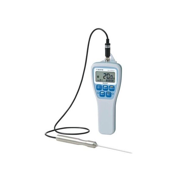 防水型無線温度計SK-270WP-B(標準センサ付)(8078-60) 70X40X171mm SK270WPB 1点