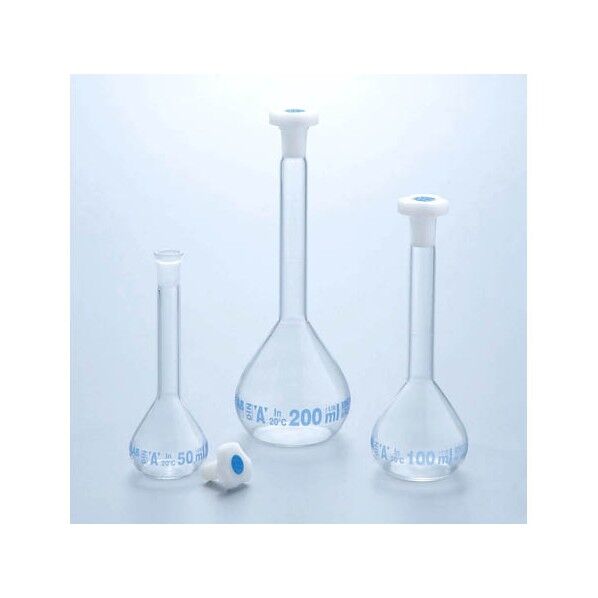 ISOLAB プラスチック栓付メスフラスコ(ISOLAB) 10mL 1個