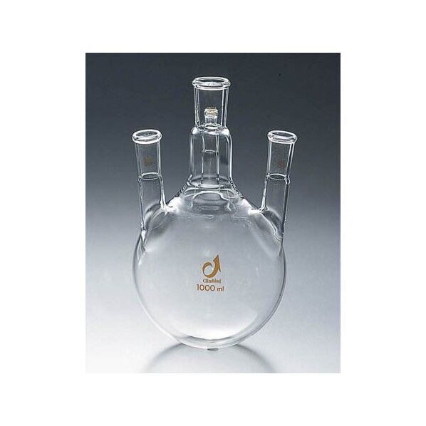 TS四ツ口フラスコ 200mL 中管TS24/40 側管TS15/25 CL0082-03-10 1個
