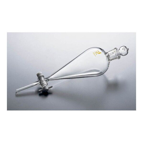 スキーブ型分液ロート(テフロンコック付) 200mL CL0503-03-10 1個