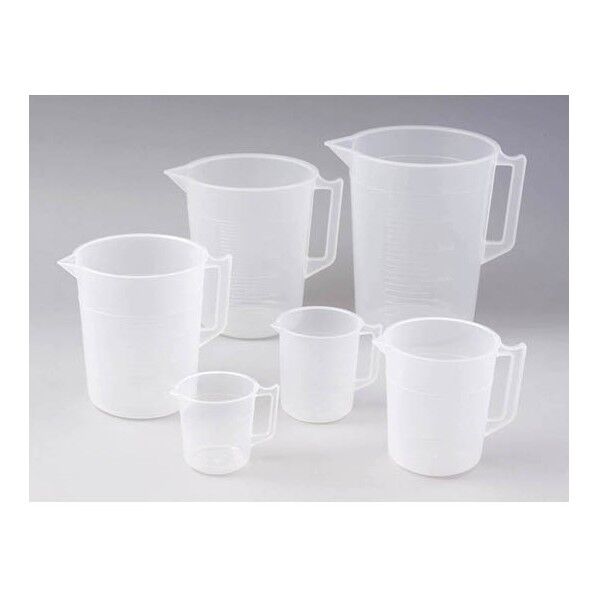 ポリプロピレン手付きビーカー500mL 1個 3007-75 1個