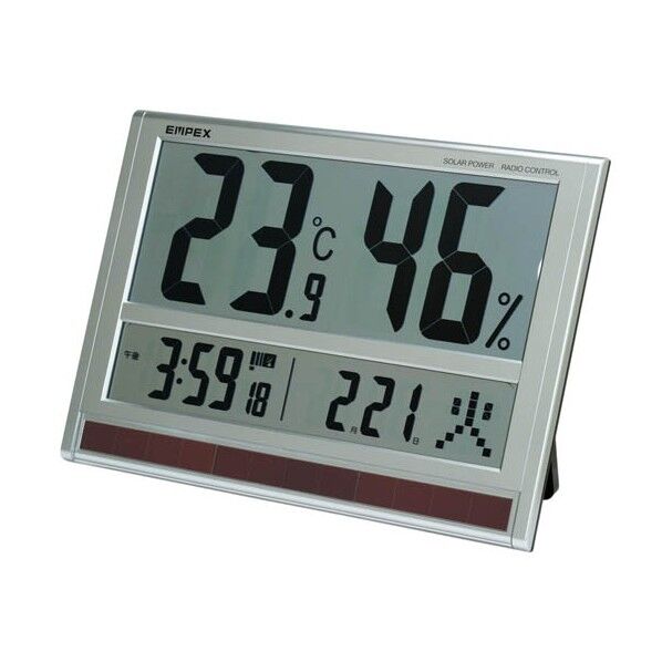 ジャンボソーラー 温・湿度計