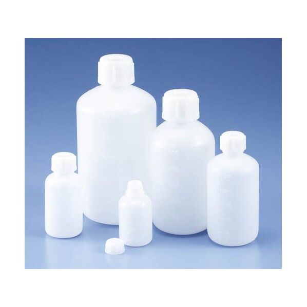 ポリ細口瓶(PE細口瓶 中栓付)