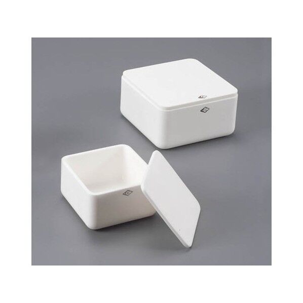 アルミナ焼成用容器 角型るつぼフタ 200角×100mm用 SSA-Tサヤ用フタ 200角 1個