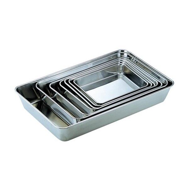 18-8 浅型角バット