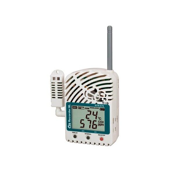 ワイヤレスデータロガー CO2・温度・湿度データロガー(子機)