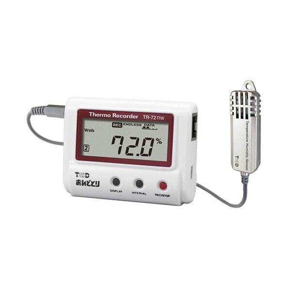 温度湿度データロガー(有線LANタイプ) TR-72NW-S 1個