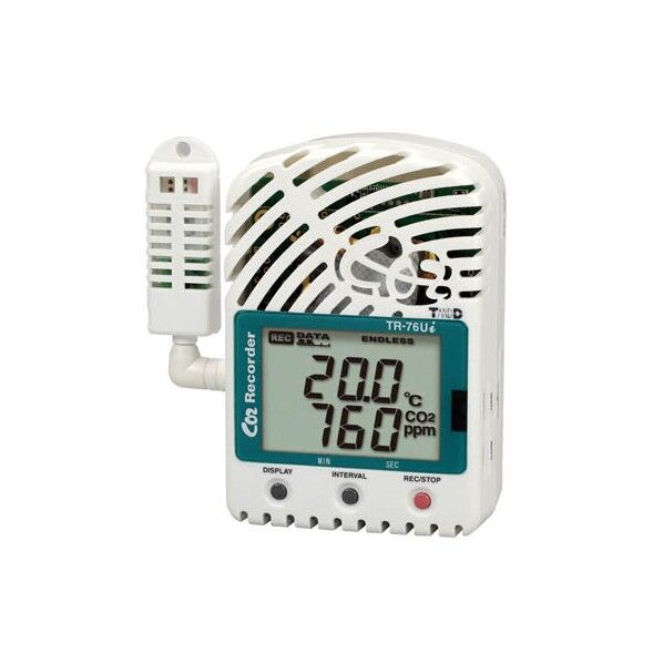 ティアンドデイ おんどとり USB(温湿度・CO2ロガー) TR-76Ui-S 1個...