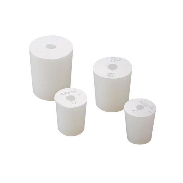 穴あきシリコンゴム栓