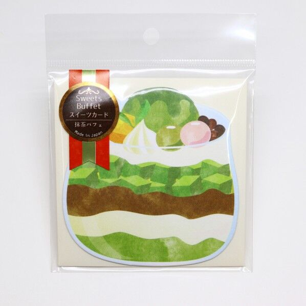 #327スイーツカード抹茶パフェ