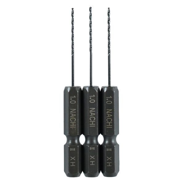 ナチ 六角軸鉄工ドリル Swift Precision 3本組 1.0mm 3本...