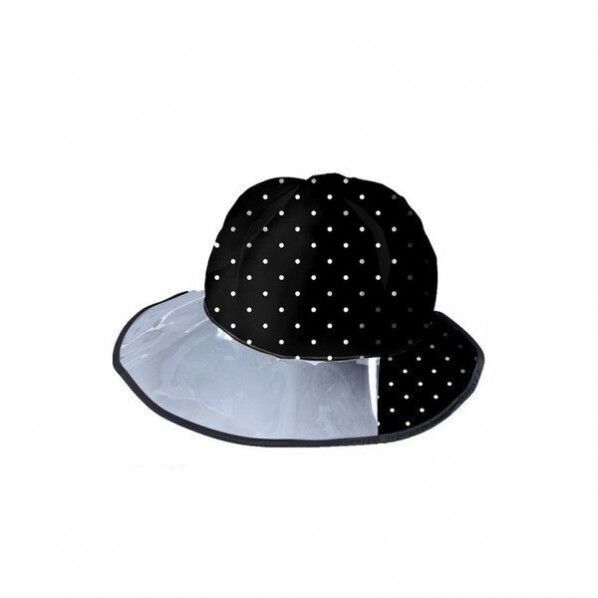 RH-103BKレインハットブラックホワイトドット