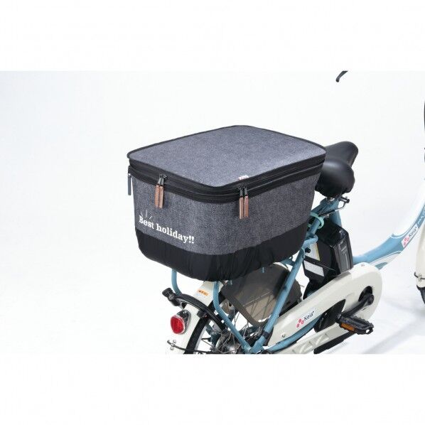 2段後カゴカバデニムCHグレー