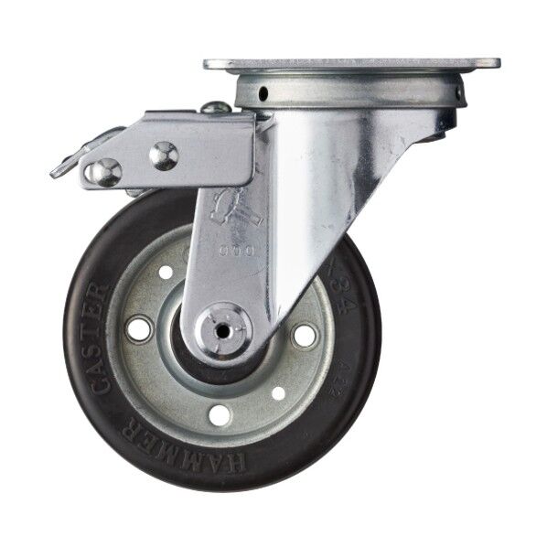 Sシリーズ方向規制自在幅広ゴムB車100mm 平戸車 420FASWRB100 1個