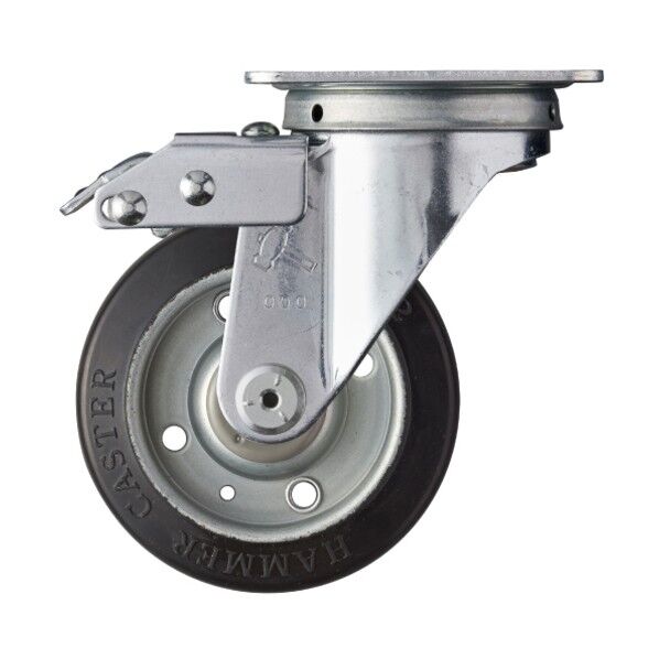 Sシリーズ方向規制自在ゴム車100mm 平戸車 420FASR100 1個