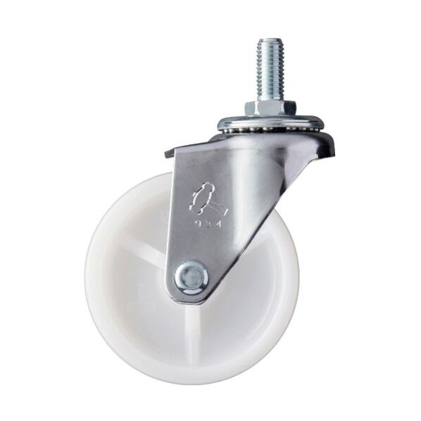 ねじ込み式キャスター 旋回式 ナイロン車輪 W3/8