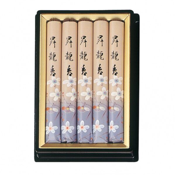 #0375塗り箱昇龍香中寸